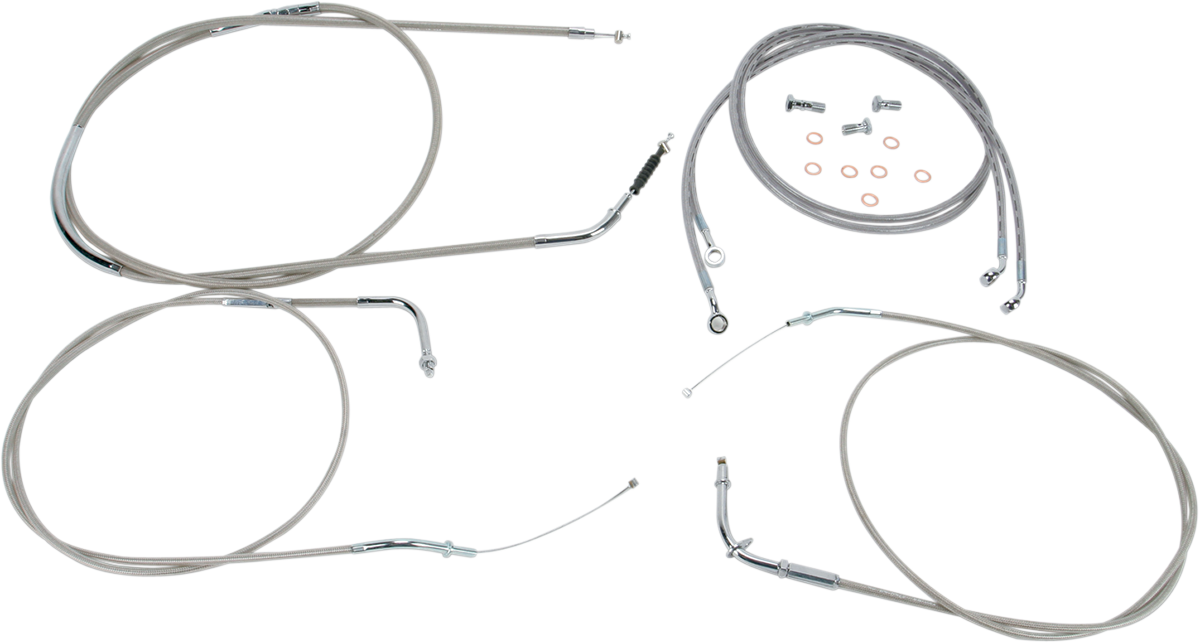 Cable Line Kit - 15\" - 17\" - VN2000 - Stainless Steel 2004 - 2010