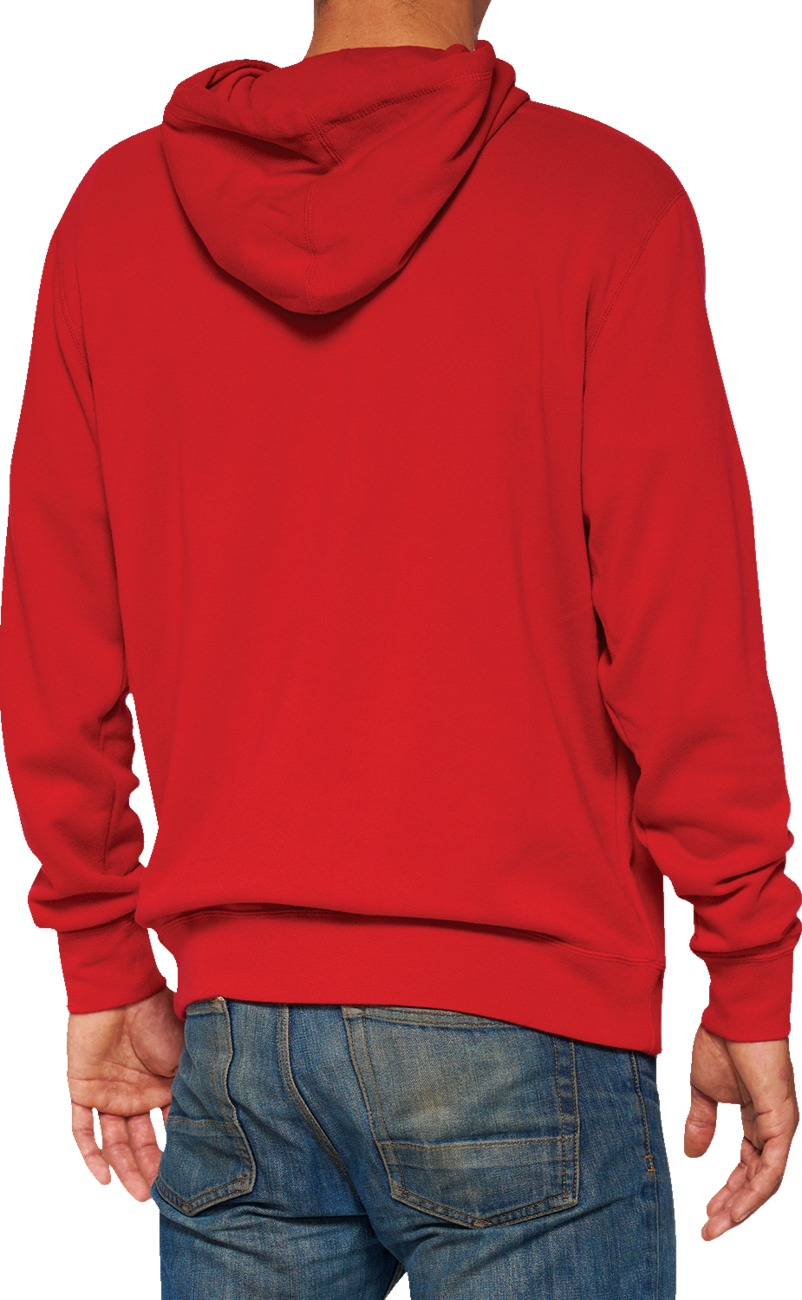 Icon Pullover Hoodie - Red - Medium