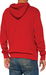 Icon Pullover Hoodie - Red - Medium