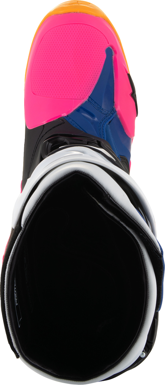 Daytona Coast Limited Edition Tech 10 Boots - White/Blue/Pink - US 8