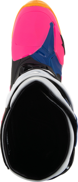 Daytona Coast Limited Edition Tech 10 Boots - White/Blue/Pink - US 8