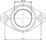 Carburetor Mounting Flange - Polaris 1993 - 1997