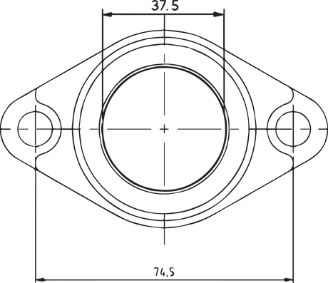 Carburetor Mounting Flange - Polaris 1993 - 1997