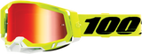 Racecraft 2 Goggles - Fluo Yellow - Red Mirror