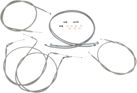 Cable Line Kit - 12\" - 14\" - XVS1100CL - Stainless Steel 1999 - 2009