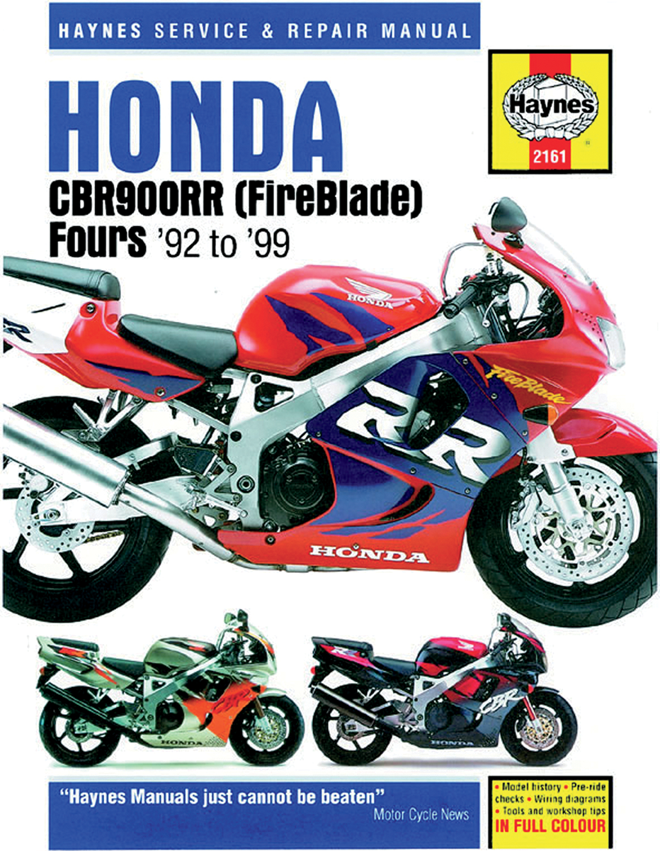 Manual - Honda CBR900RR 1993 - 1999