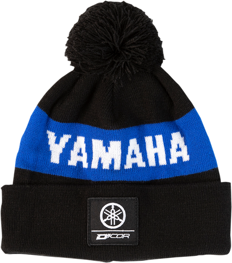 Yamaha Stripe Beanie - Black/Blue