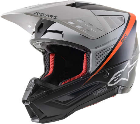 SM5 Helmet - Rayon - Black/White/Orange - XL