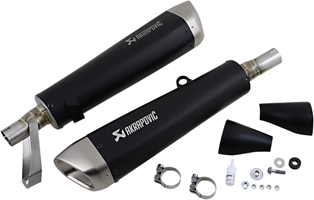 Street Twin Mufflers - Titanium 2016 - 2020