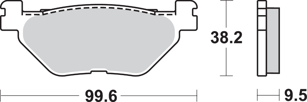 LS Brake Pads - Yamaha - 769LS 2009 - 2016