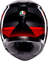 K3 Helmet - Striga - Black/Gray/Red - Medium