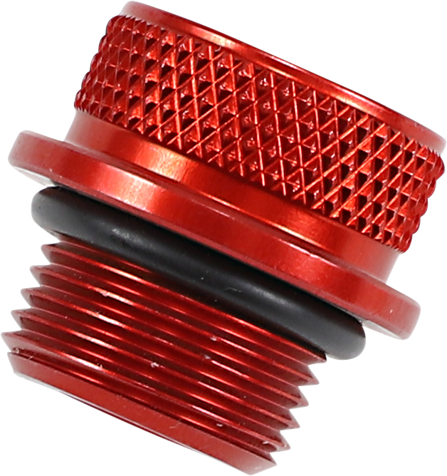 Red Oil Fill Cap - Kawasaki/Suzuki 1982 - 2019