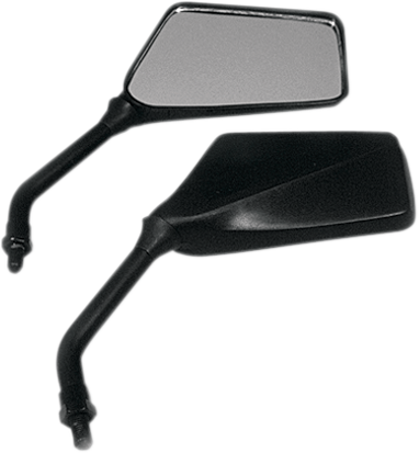 Mirror - Trimline - Side View - Rectangle - M10 x 1.25 (Left Hand) - Black