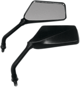 Mirror - Trimline - Side View - Rectangle - M10 x 1.25 (Left Hand) - Black