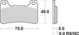 Dual Carbon Brake Pads - CBR 2003 - 2018