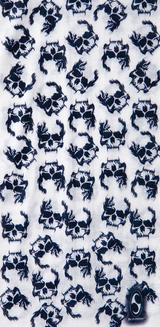 Skulls Neck Tube - White