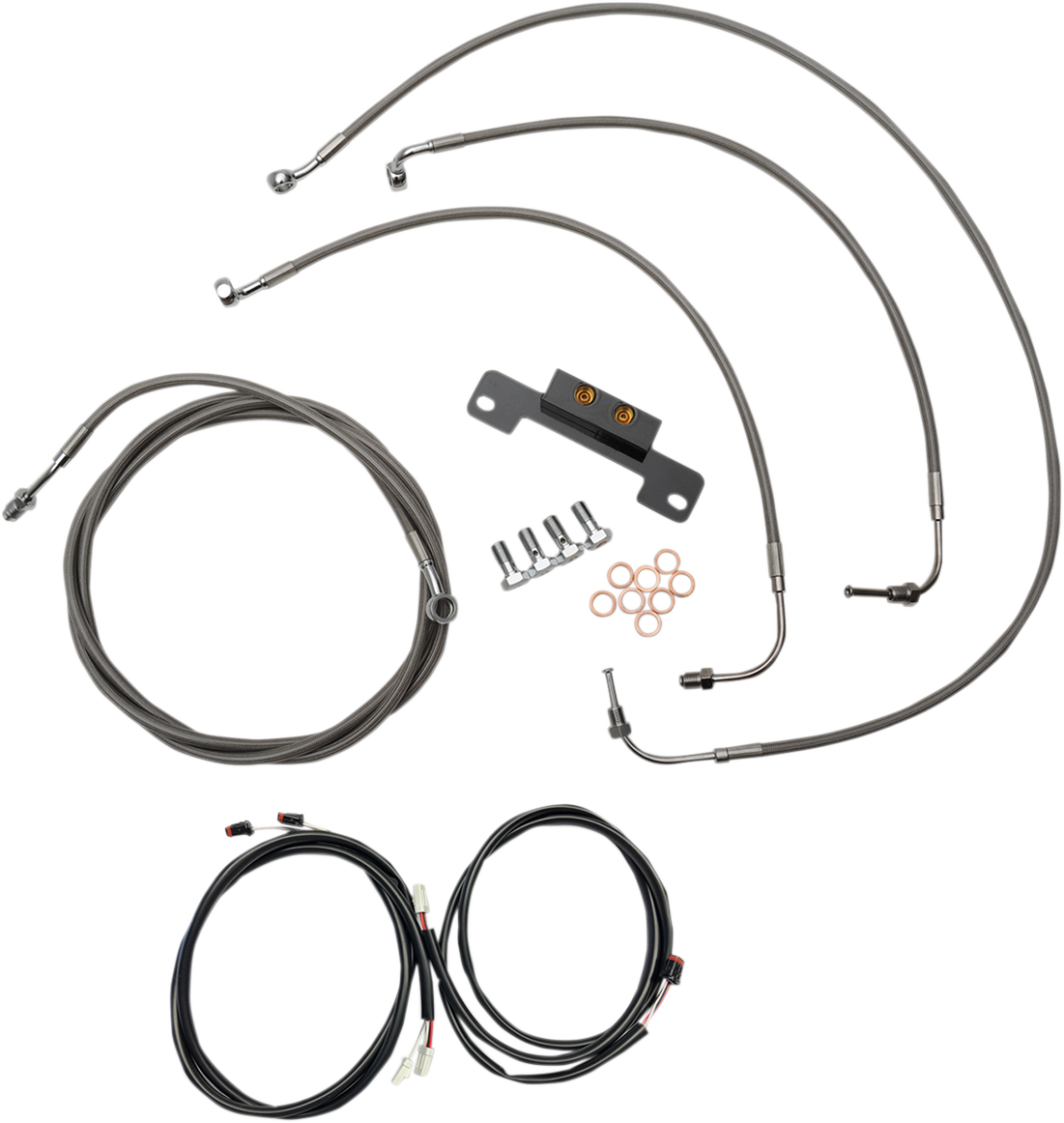 Cable Kit - 18\" - 20\" Handlebars - Stainless 2017 - 2019