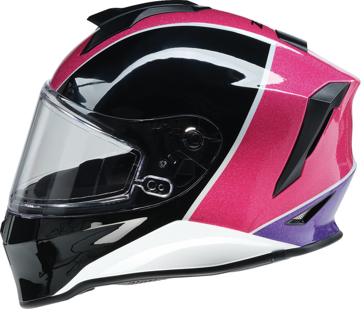 Youth Warrant 2.0 Helmet - Fresh Pow - Pink/Purple - Medium