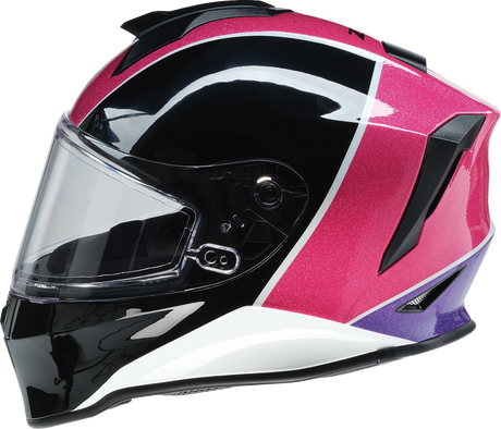 Youth Warrant 2.0 Helmet - Fresh Pow - Pink/Purple - Medium