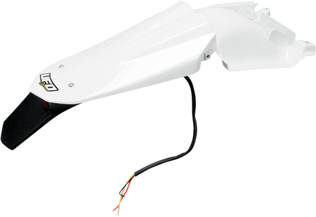 Enduro Rear Fender - W/Light - White 2008 - 2013