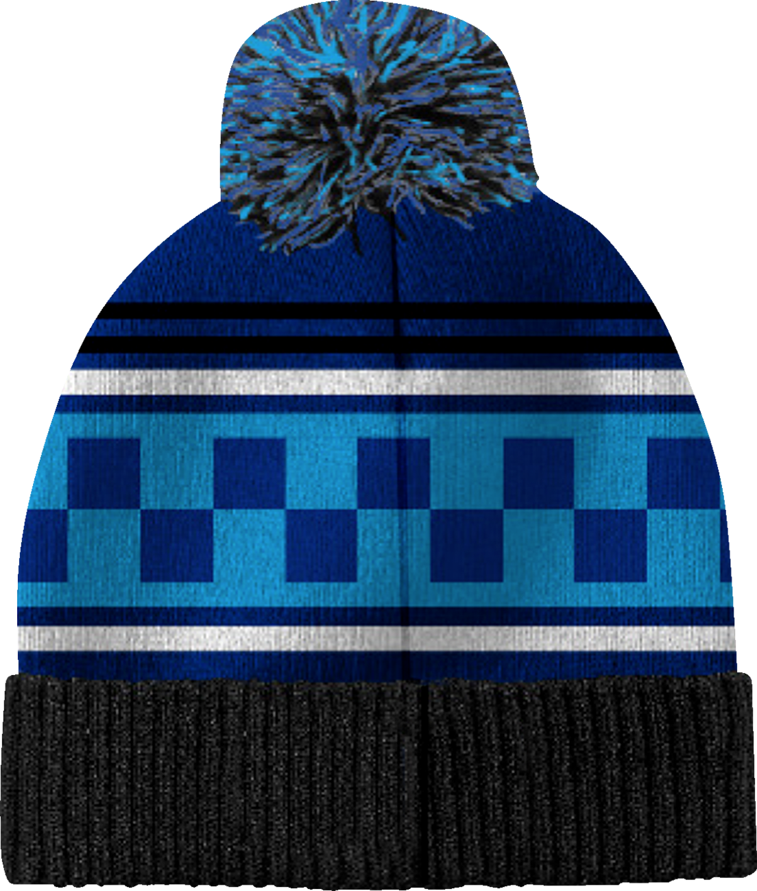 Yamaha Racing Pom Beanie - Black/Blue