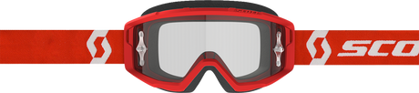 Primal Goggles - Red/White - Clear