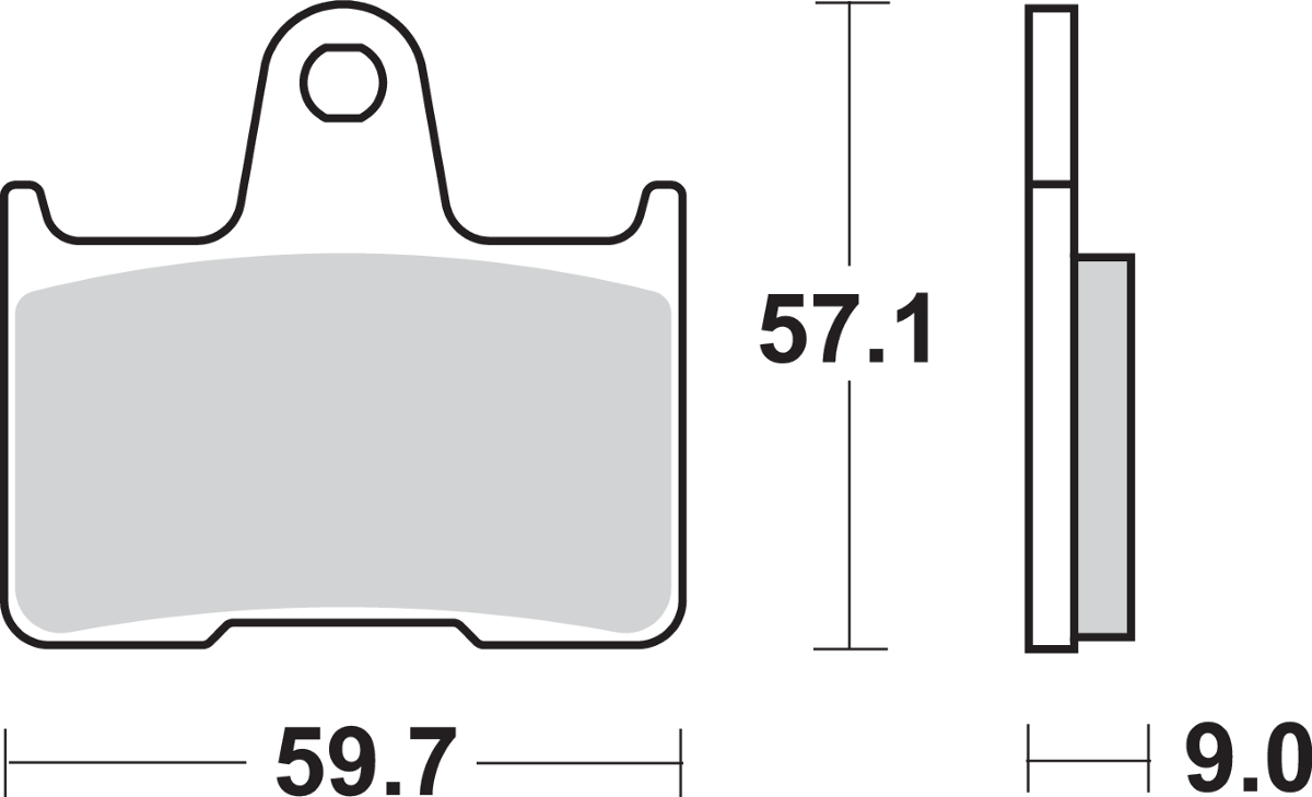 LS Brake Pads - GSX-R - 765LS 2002 - 2006