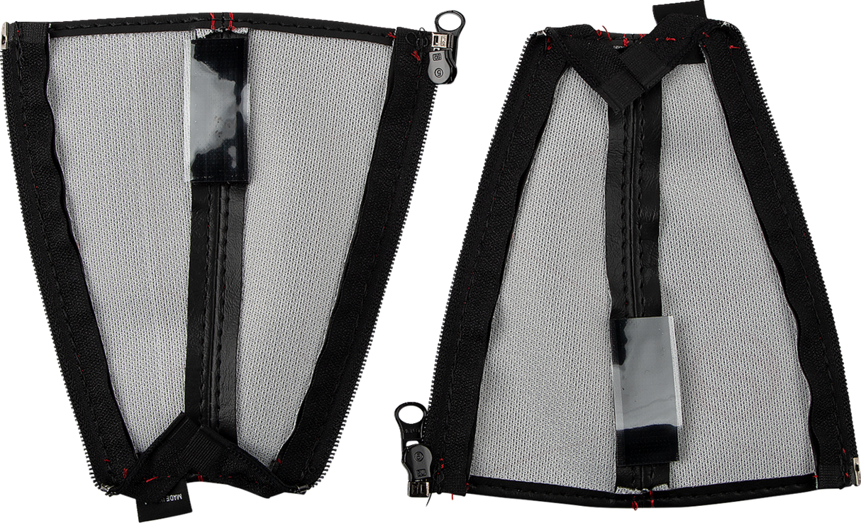 Seat Belt Covers - Black w/ Red Stitching 2015 - 2023