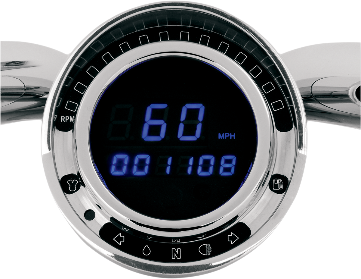 Big Dog Direct Plug-In Speedometer - Blue LED