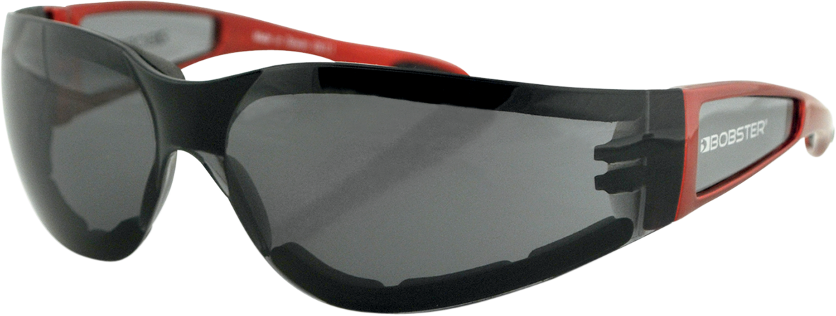 Shield II Sunglasses - Gloss Red - Smoke