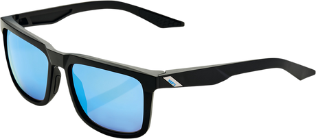 Blake Sunglasses - Matte Black - HiPER Blue Mirror