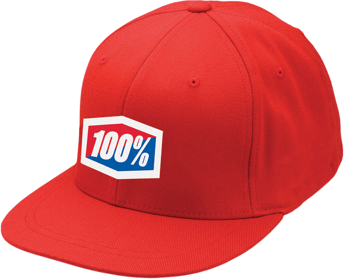 Official Flexfit® Hat - Red - Large/XL