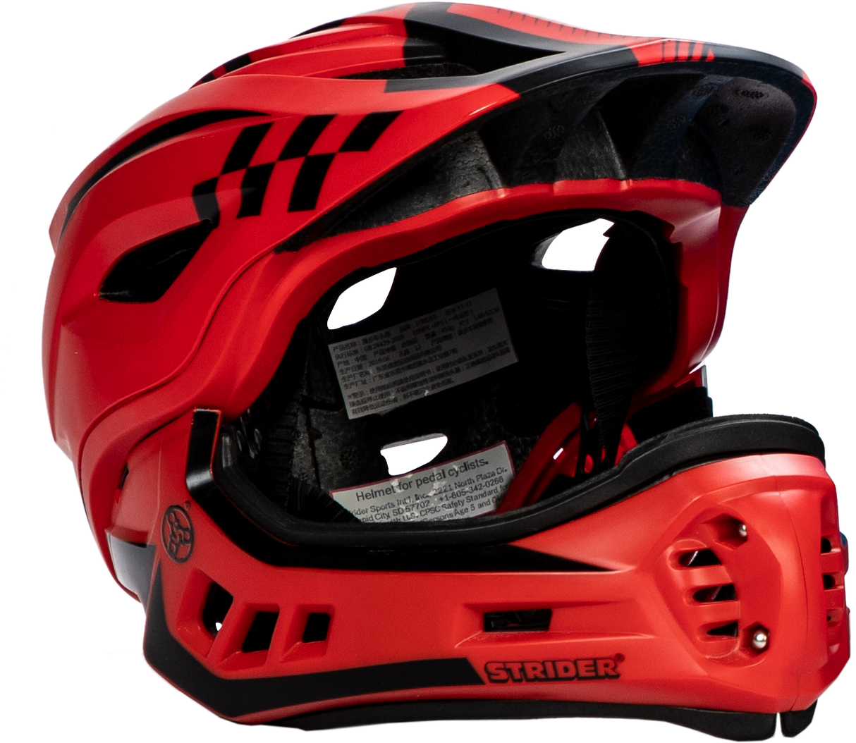 ST-R Full Face Helmet - Red - Small