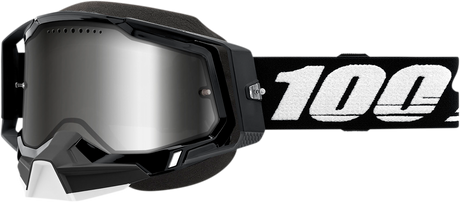 Racecraft 2 Snow Goggles - Black - Silver Mirror