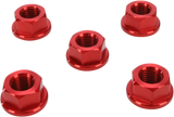 Aluminum Sprocket Nuts - Red - M10 x 1.25