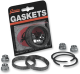 Exhaust Port Graphite Gasket Kit - Big Twin/XL/EVO 1982 - 2020