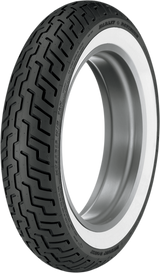 Tire - D402 - Front - MT90-16 - Wide Whitewall - 72H