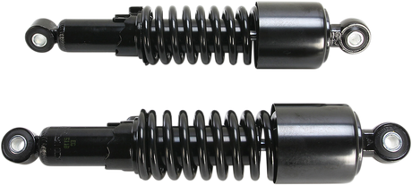 Custom Shorty Shocks with Shroud - Black Body/Black Spring Finish - Eye Lowering