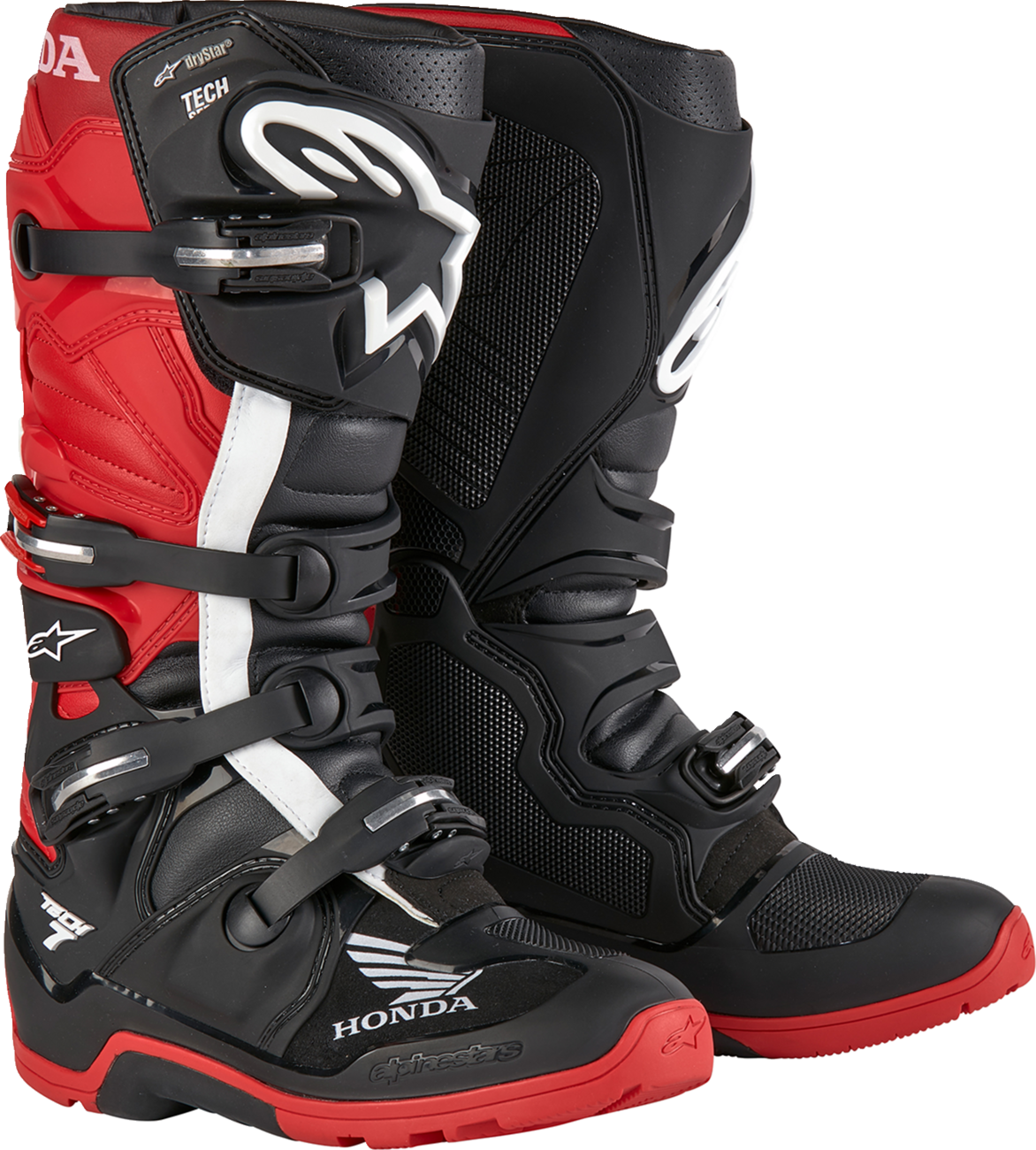 Tech 7 Enduro Drystar® Boots - Black/Red - US 8