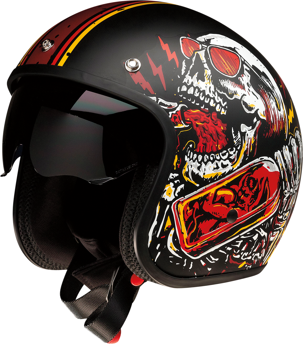 Saturn Helmet - Devil Made Me - Black/Red - Medium