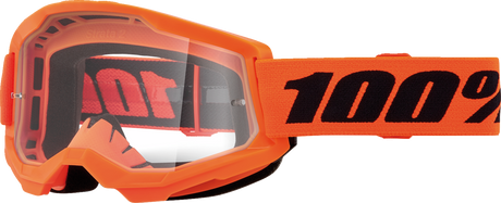 Strata 2 Junior Goggle - Neon Orange - Clear