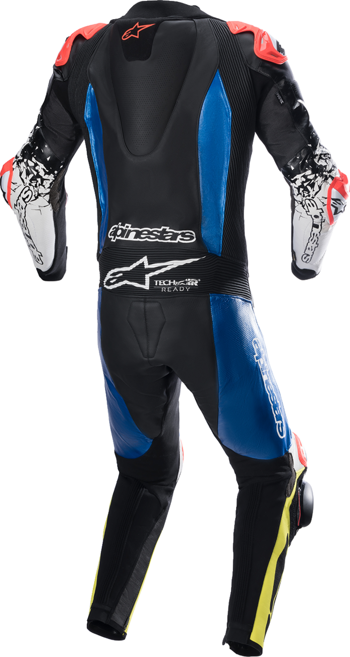 GP Tech Suit v4 - Black/Blue/Yellow Fluorescent - US 48 / EU 58