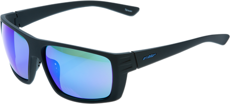 Pit Stop Sunglasses - Black/Blue