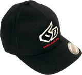 6D Helmets Logo Flexfit® Hat - Black - Small/Medium