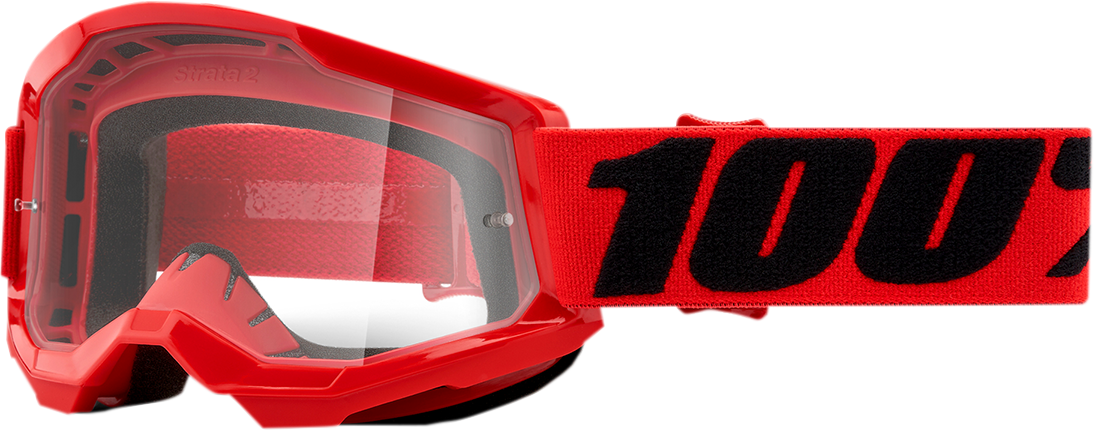 Youth Strata 2 Goggles - Red - Clear