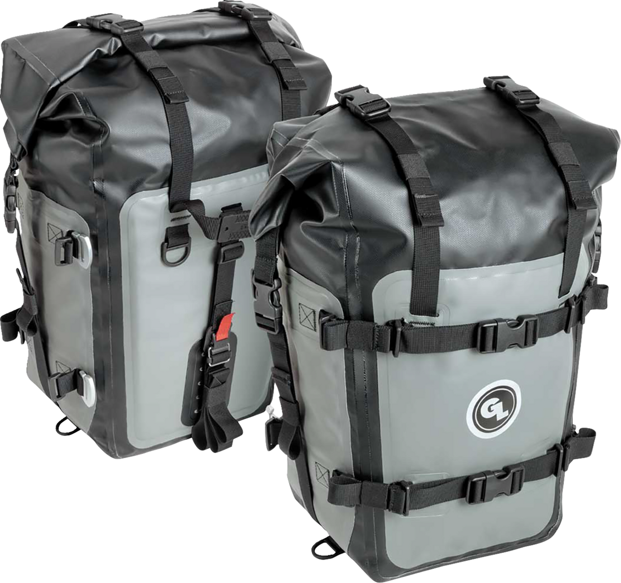 Mototrekk Panniers™ - Gray/Black