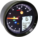 TNT-04 Multi-Function Meter - Black Bezel - 3.30\" Diameter x 2.19\" D