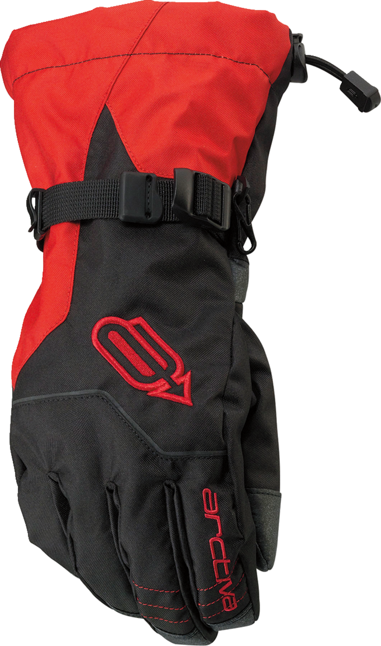 Pivot Gloves - Black/Red - Medium