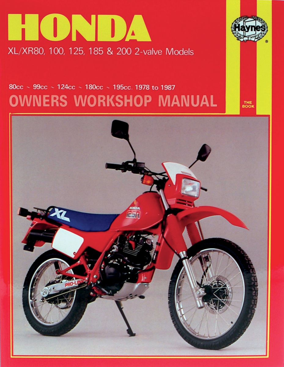 Manual - Honda XL/XR 1978 - 1987