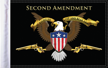 Second Amendment Flag - 10\" x 15\"